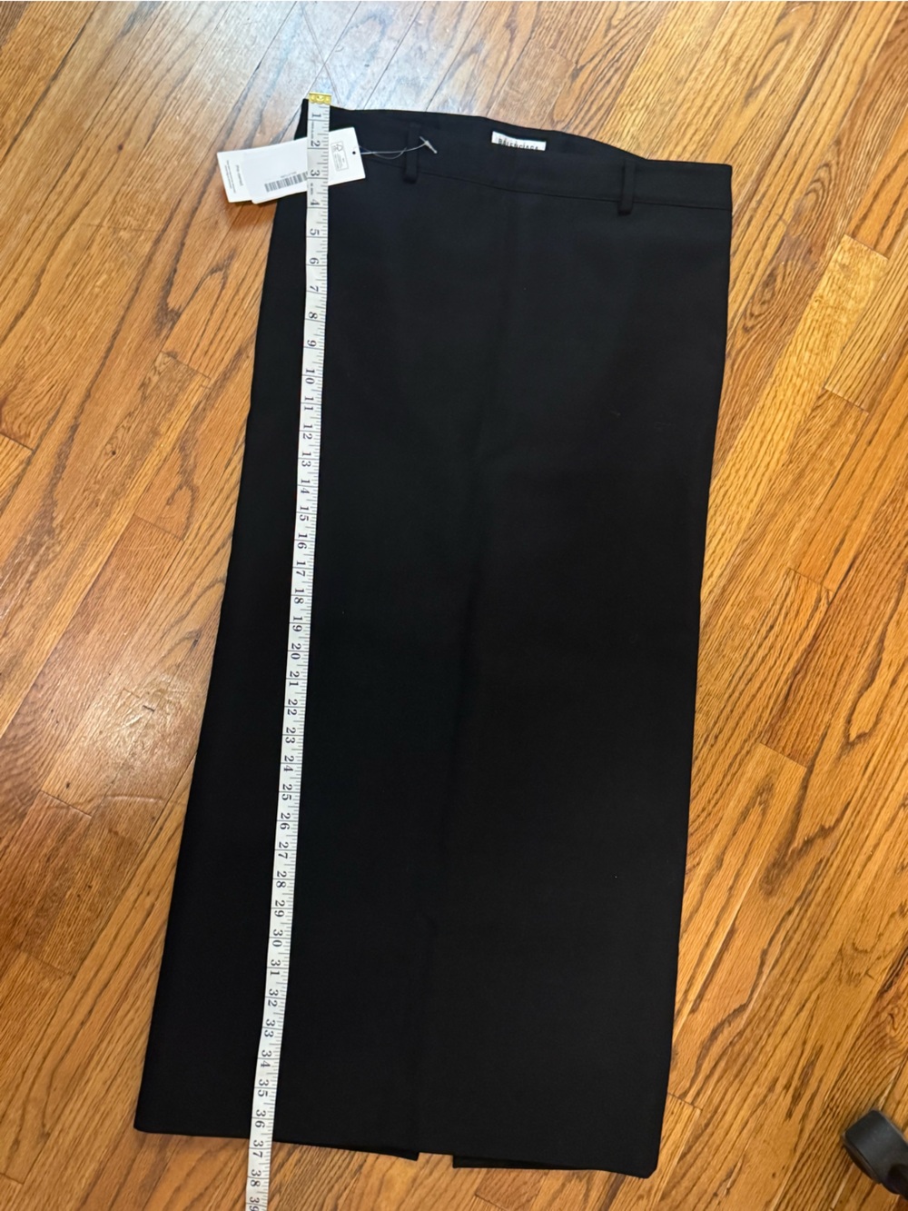 Balenciaga Black wool Maxi Trouser Skirt A-Line Silhouette like new 38 us 6 - Picture 4 of 11